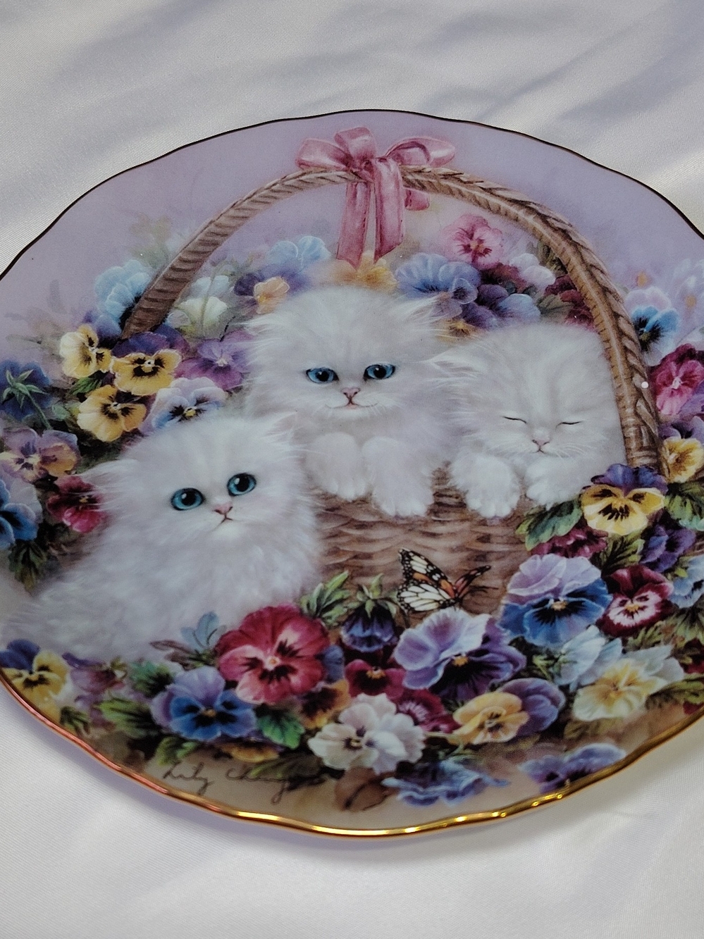 " Basket Of Love " Decorative Plate